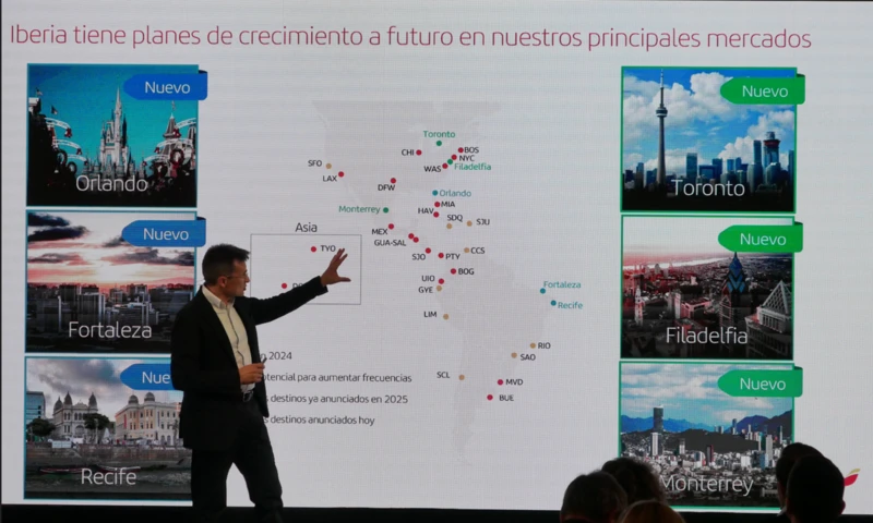 Nuevos destinos anunciados: Toronto, Filadelfia y Monterrey. Foto: Diego Gmez